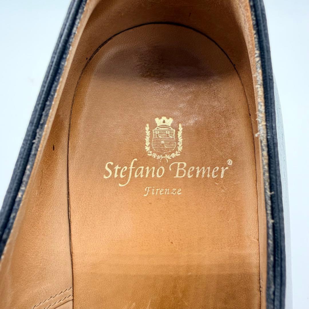 Stefano Bemer ストレートチップ 43.5 黒 内羽根 純正ツリー付