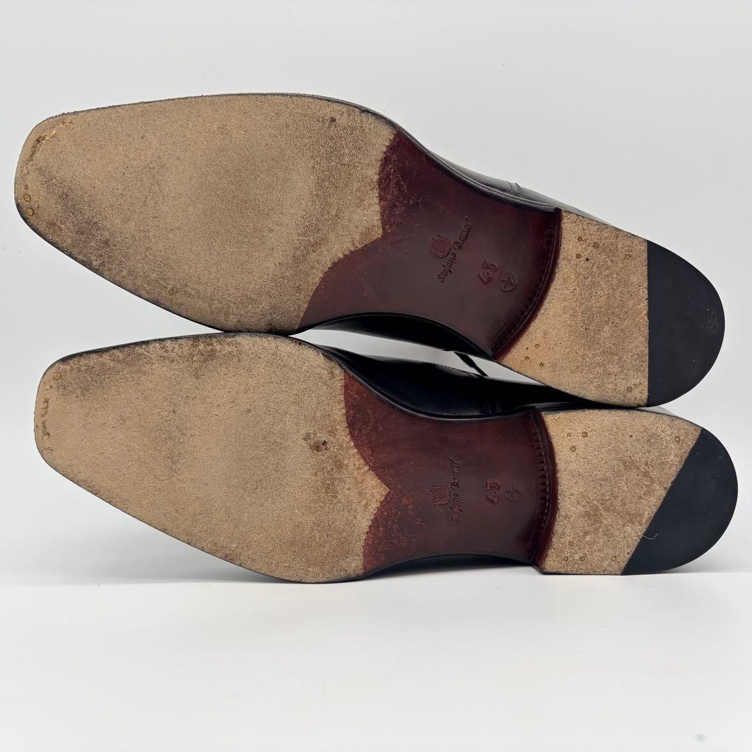 Stefano Bemer ストレートチップ 43.5 黒 内羽根 純正ツリー付