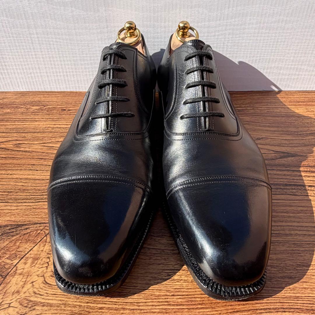 Stefano Bemer ストレートチップ 43.5 黒 内羽根 純正ツリー付