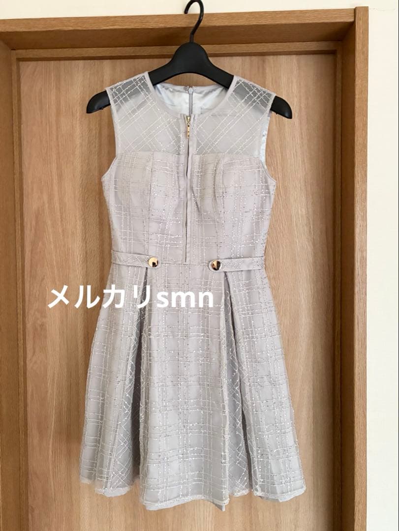 dea robe de fleurs ドレス　S グレー