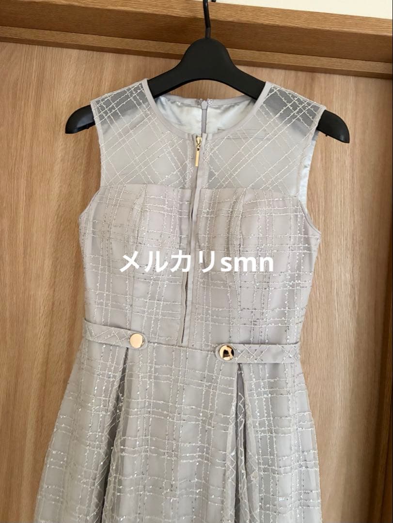 dea robe de fleurs ドレス　S グレー