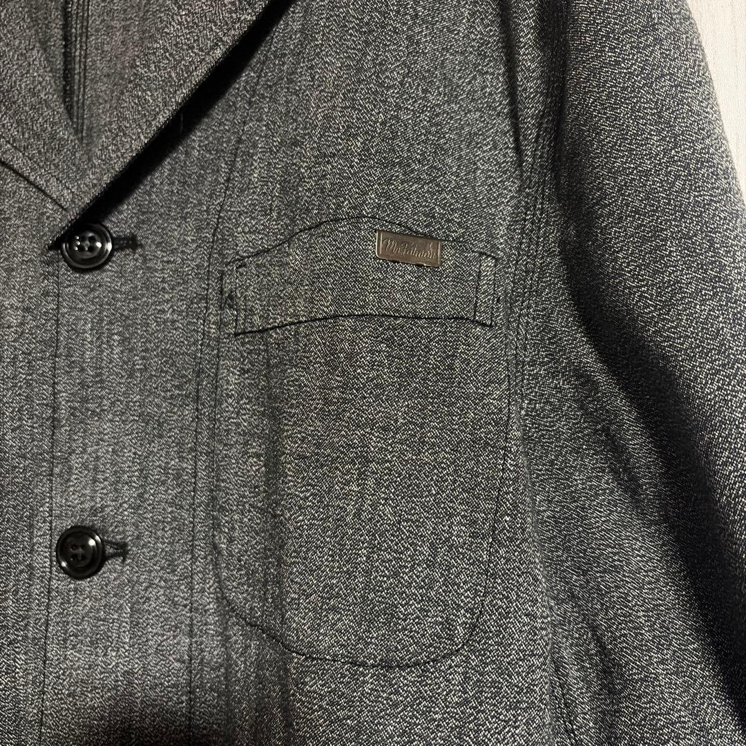 Mr.FATMAN ショップコート　ブラックシャンブレー