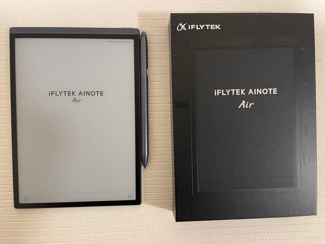 iFLYTEK AINOTE Air 本体 スタイラスペン付き　電子ペーパー