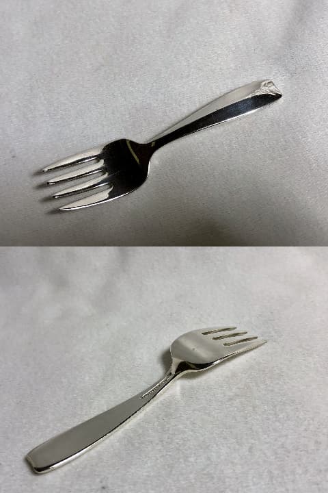 正規良 ティファニー ヴィンテージ ベビーフォーク スターリングシルバー 食器