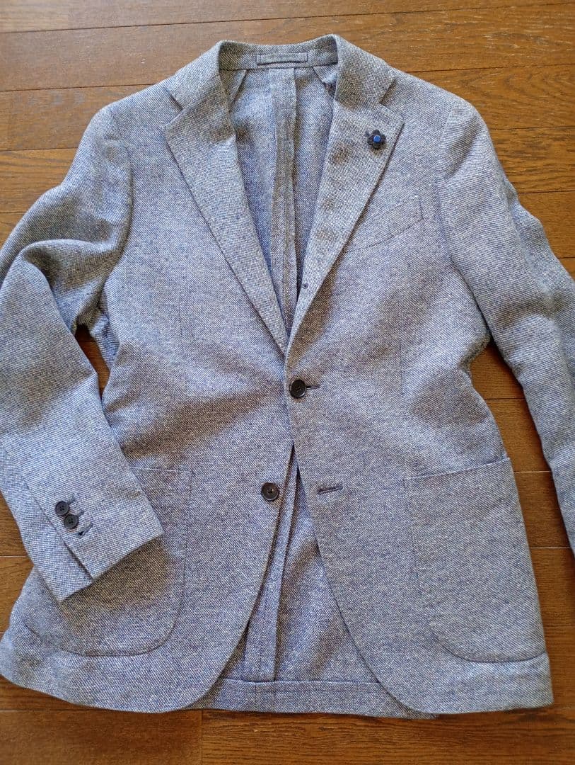 【Miapug様】LARDINI ラルディーニ　ジャケット　44 ブルー系