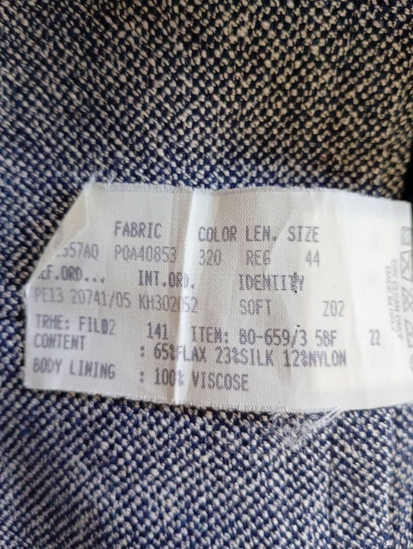 【Miapug様】LARDINI ラルディーニ　ジャケット　44 ブルー系