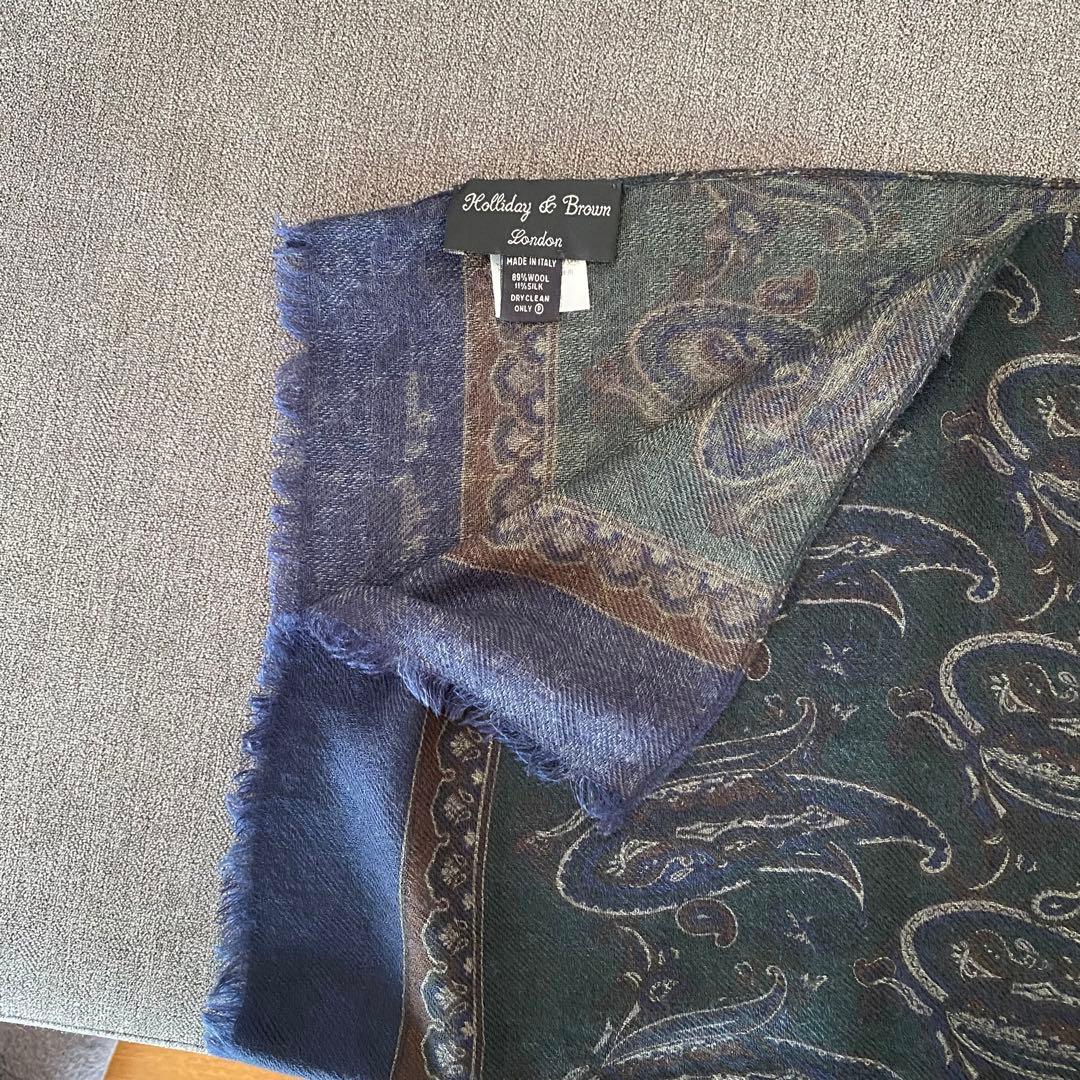 Holliday & Brown ペイズリー柄　ストール