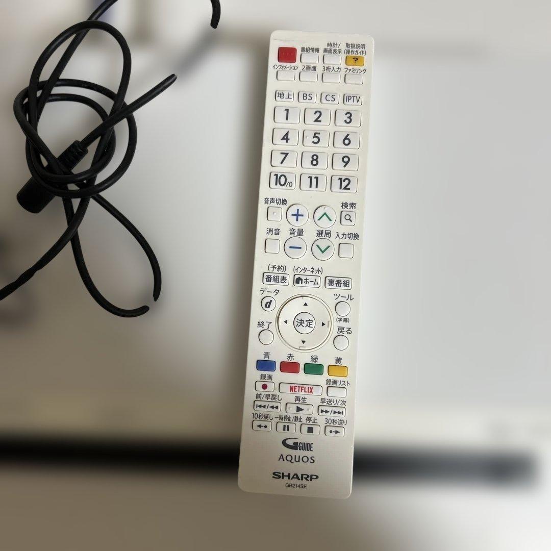 SHARP/シャープ/AQUOS/ブルーレイレコーダー BD-WW1100