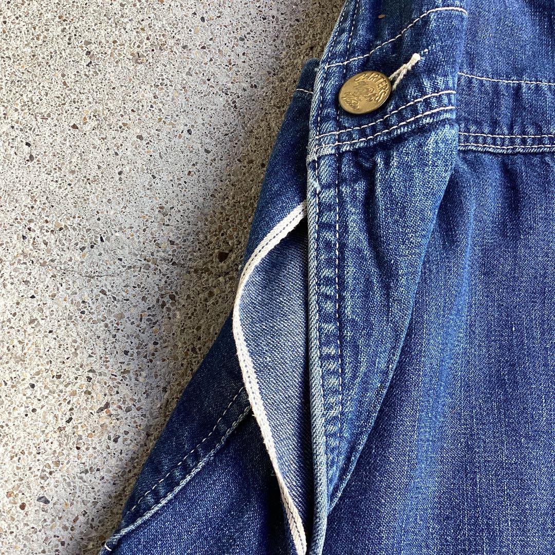 VTG 60s Carter's デニム オーバーオール ガチャポケ ミミ付き