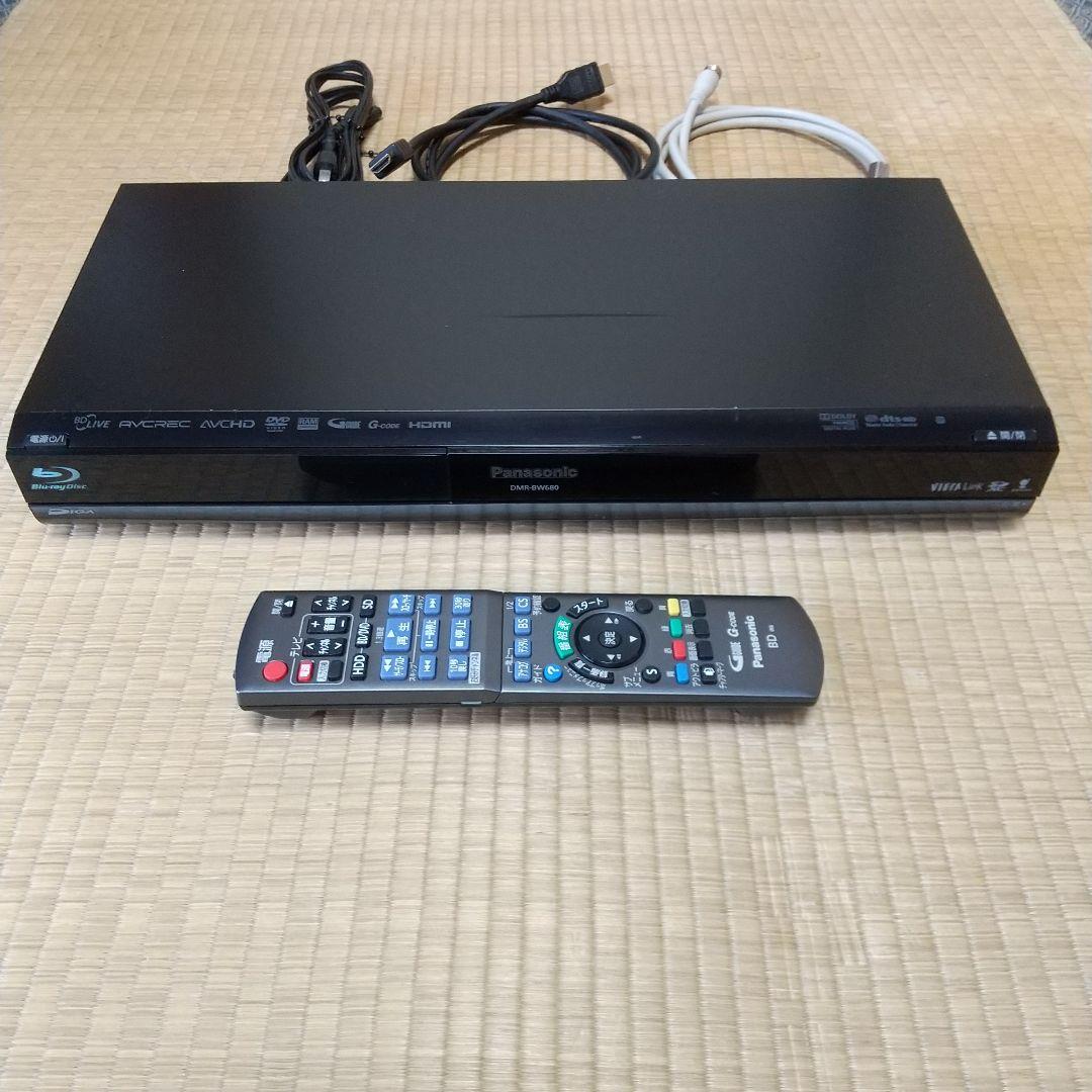 パナソニック ブルーレイレコーダー DMR-BW680