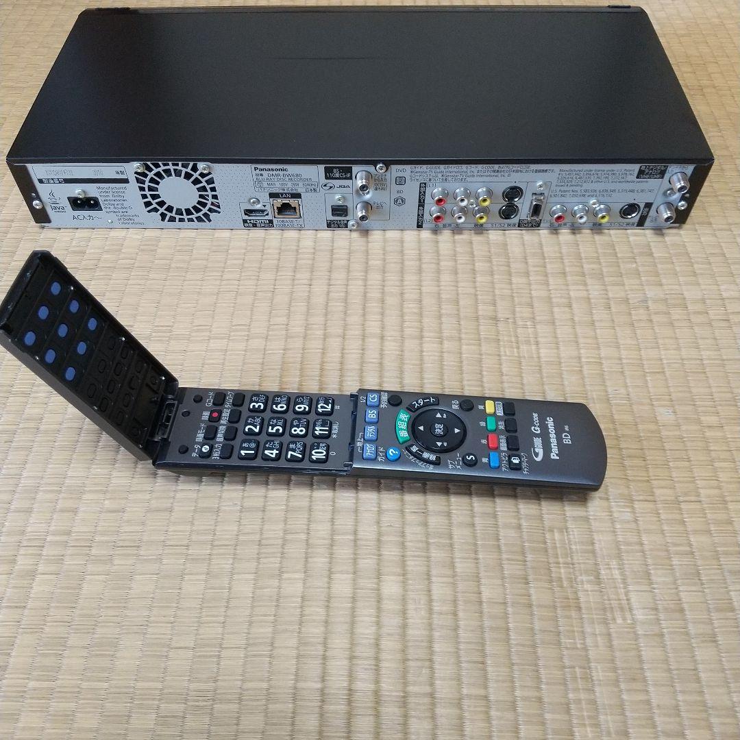 M*A様 パナソニック ブルーレイレコーダー DMR-BW680
