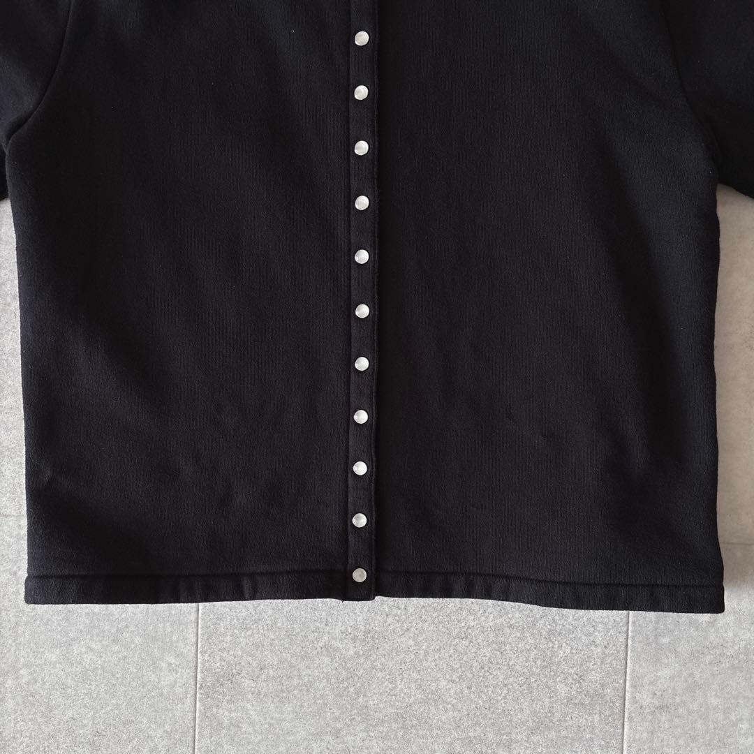 美品✨️現行タグ アニエスベー スナップボタン カーディガン 2 ブラック