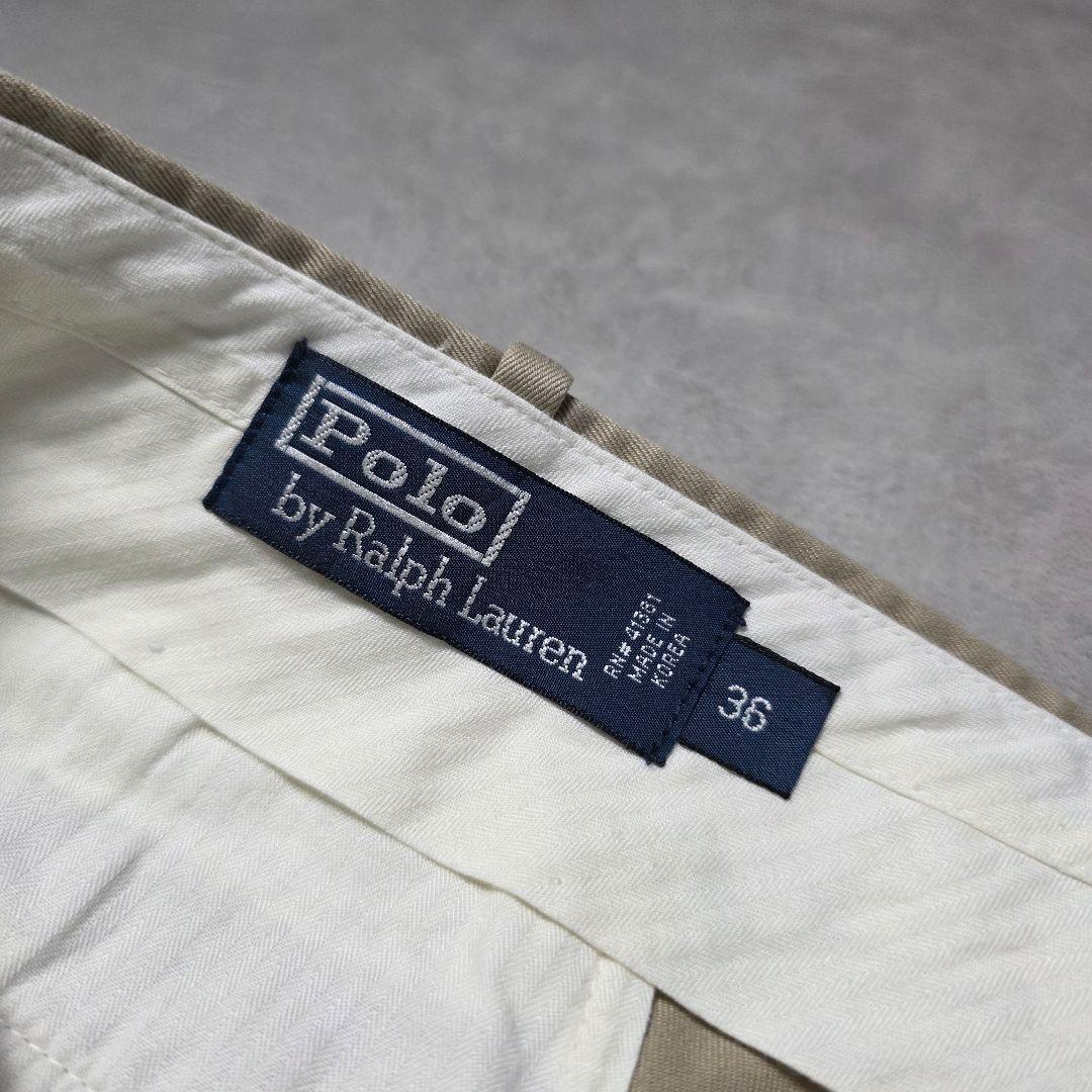PoloByRalphLaurenラルフローレンツータックチノトラウザーズ韓国製