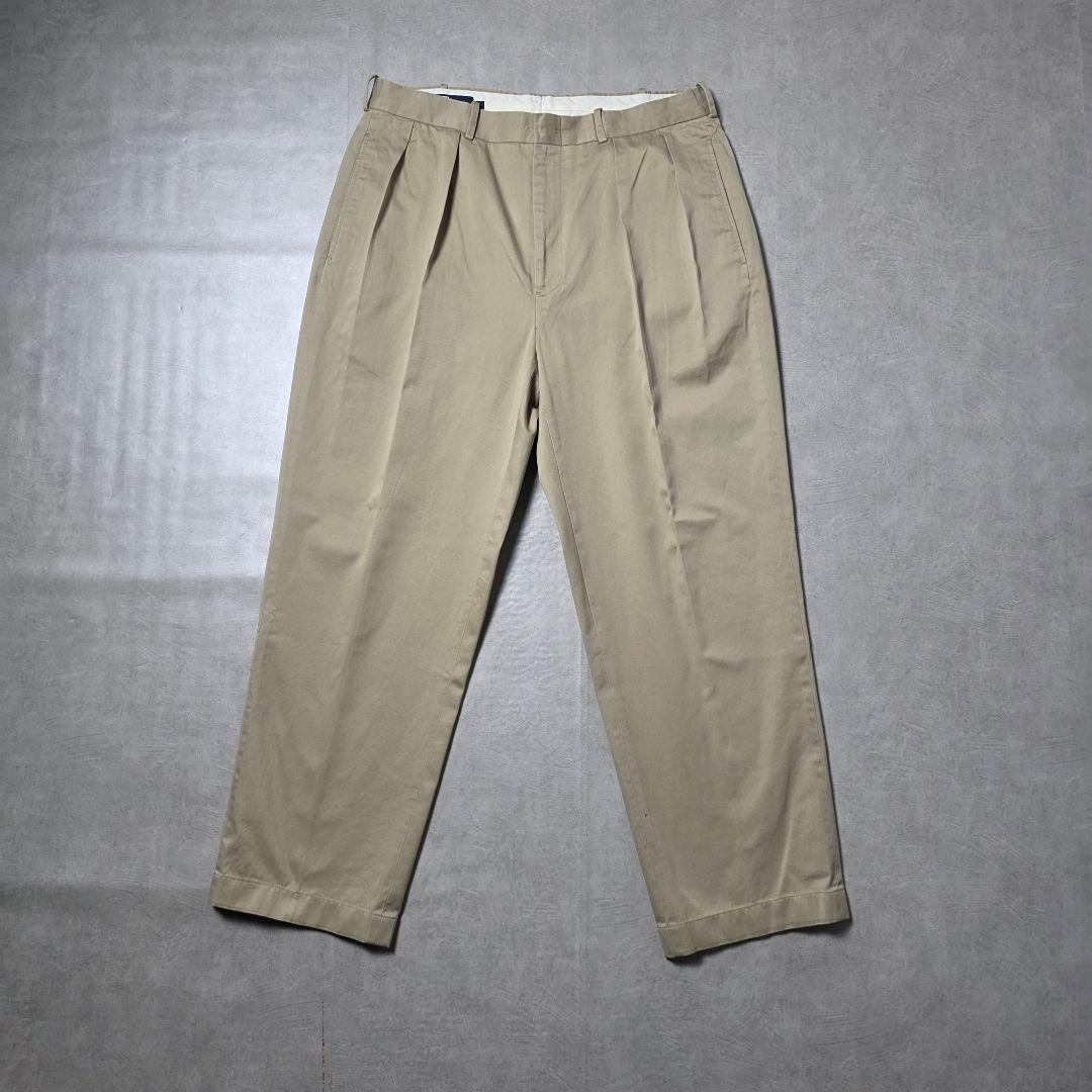 PoloByRalphLaurenラルフローレンツータックチノトラウザーズ韓国製