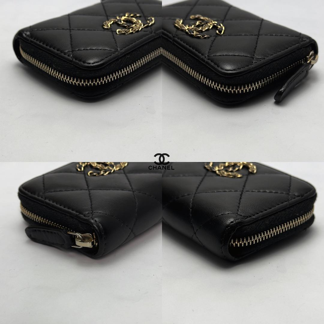 正規品　限定　CHANEL19 CCマーク　ココマーク　ジップパース
