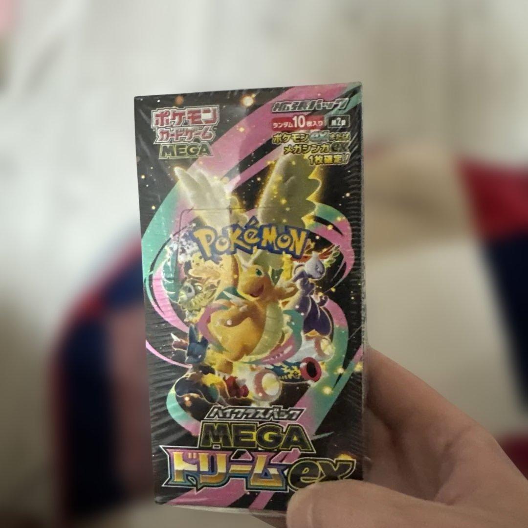 ポケモンカードゲーム MEGA ドリームEX BOX新品未開封シュリンク付き