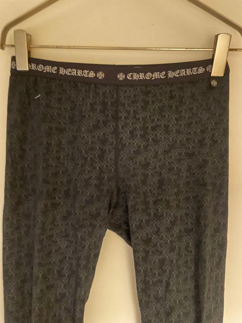紺*様 クロムハーツ chrome heats セメタリークロス レギンス ホー