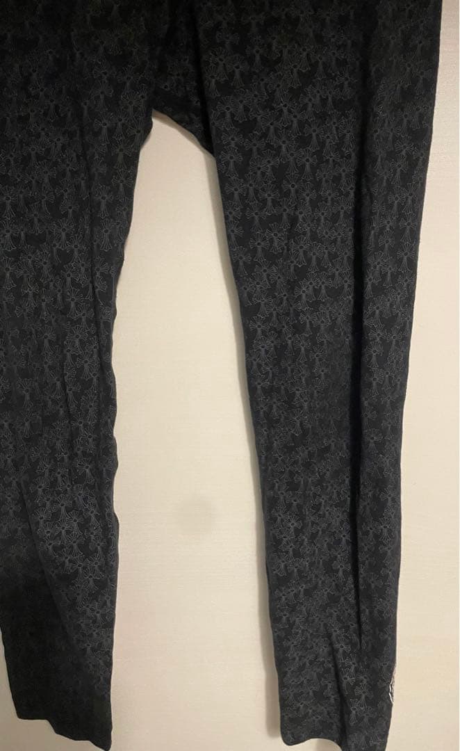 紺*様 クロムハーツ chrome heats セメタリークロス レギンス ホー