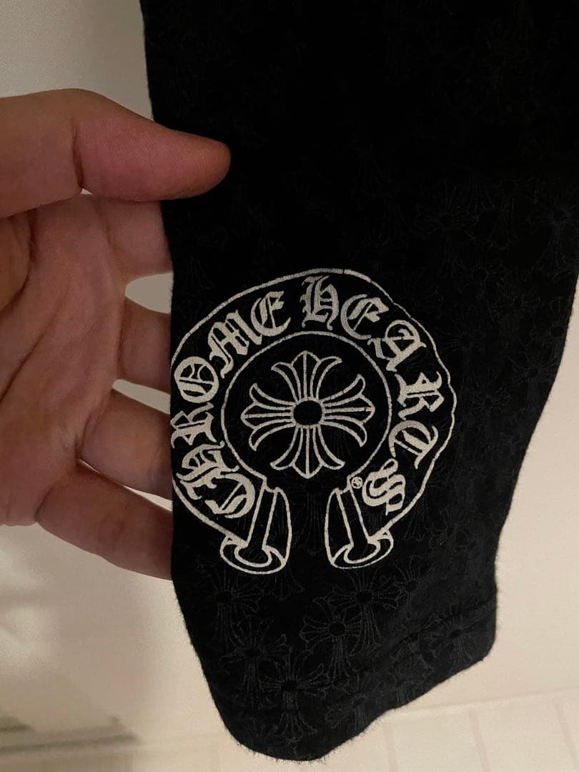 紺*様 クロムハーツ chrome heats セメタリークロス レギンス ホー