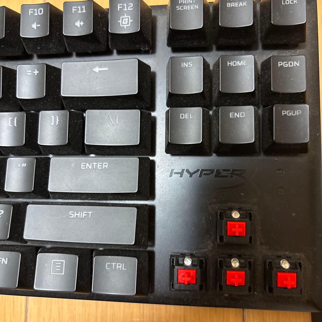 HYPER メカニカルキーボード 赤軸 フルサイズ