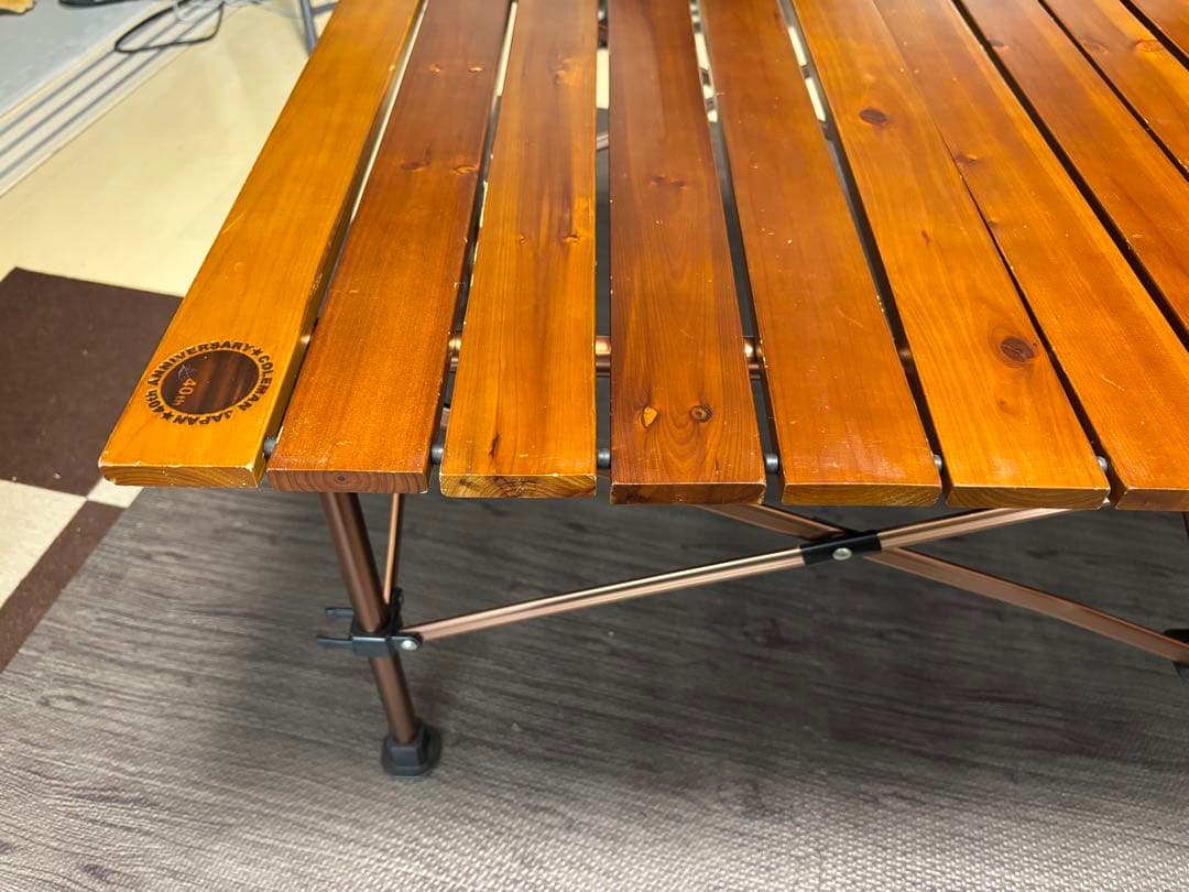 コールマン　ナチュラルウッドロールテーブルクラシック/110 40周年限定