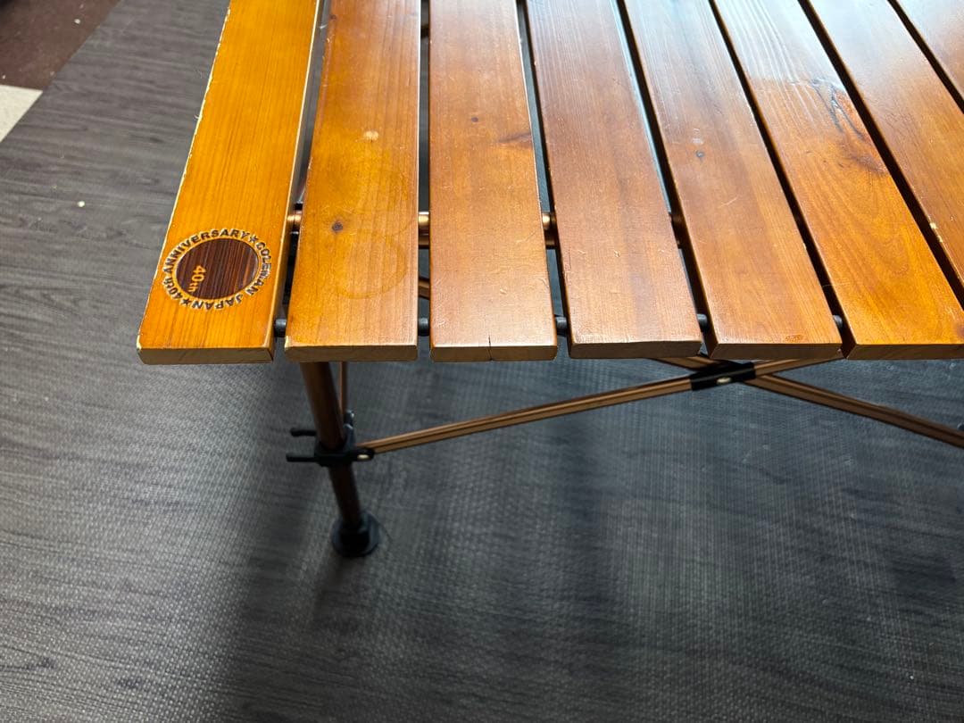 コールマン　ナチュラルウッドロールテーブルクラシック/110 40周年限定