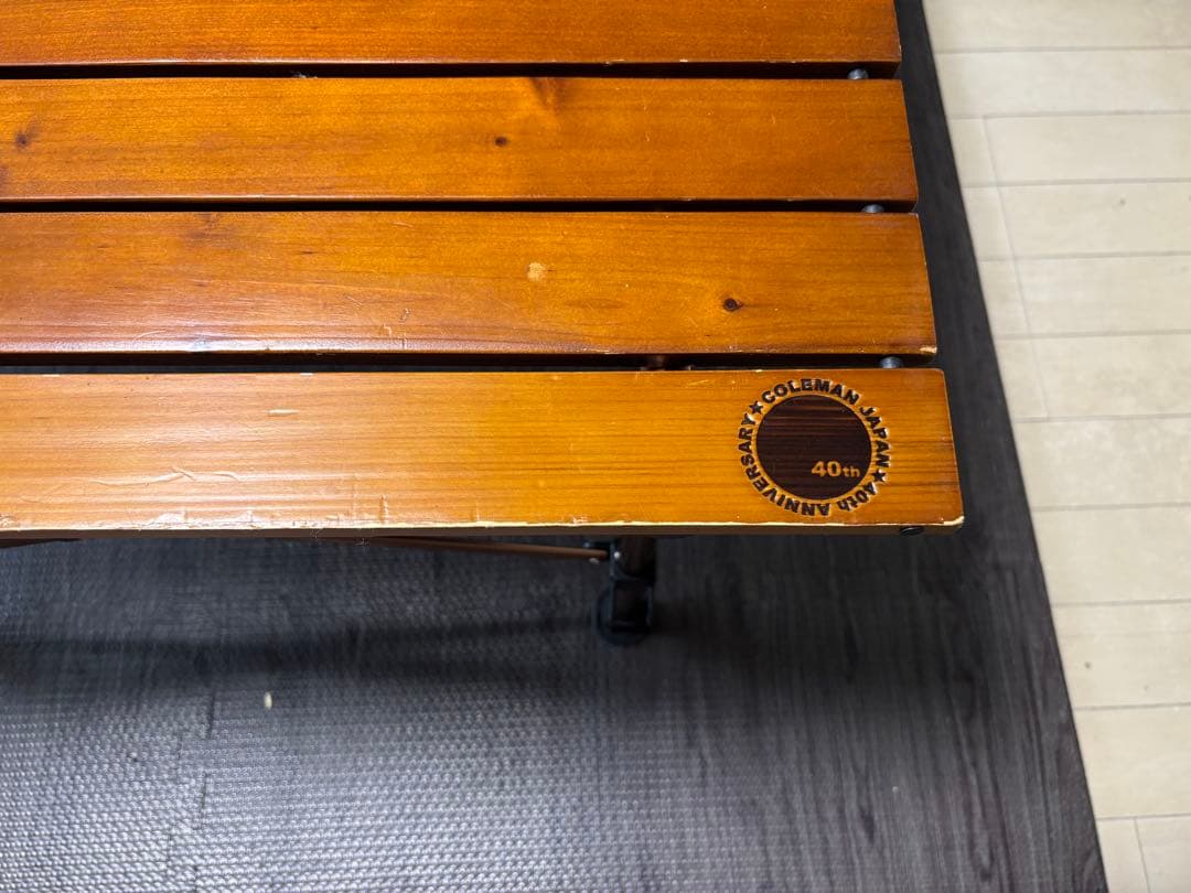 コールマン　ナチュラルウッドロールテーブルクラシック/110 40周年限定