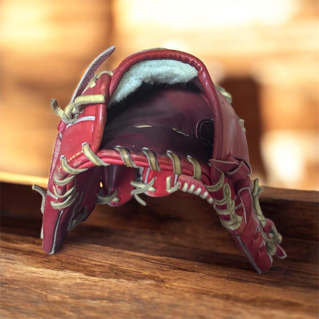 Wilson レッド 軟式野球グローブ　即購入・24時間以内に発送