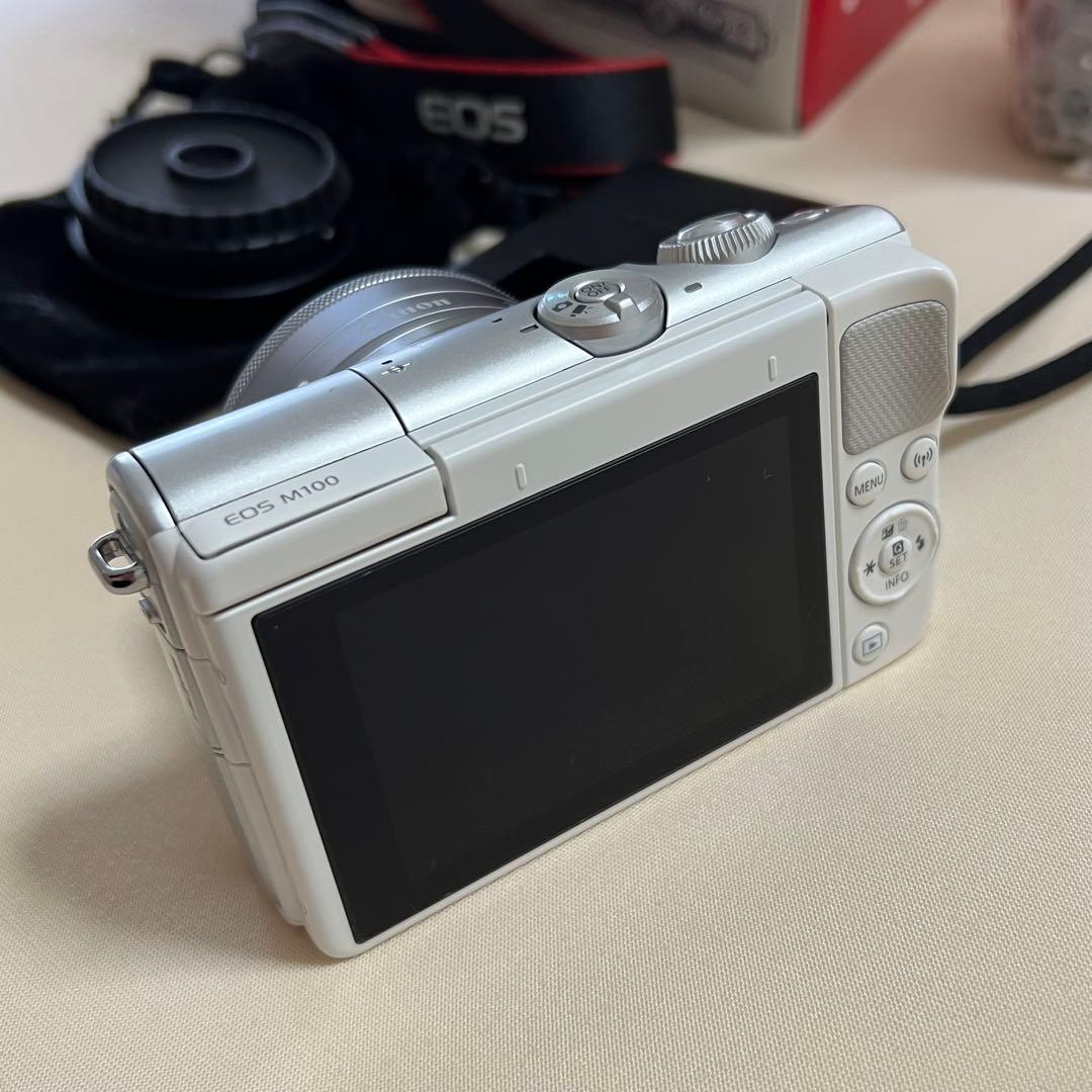 Canon EOS M100 ダブルレンズキット ホワイト＋Utulens