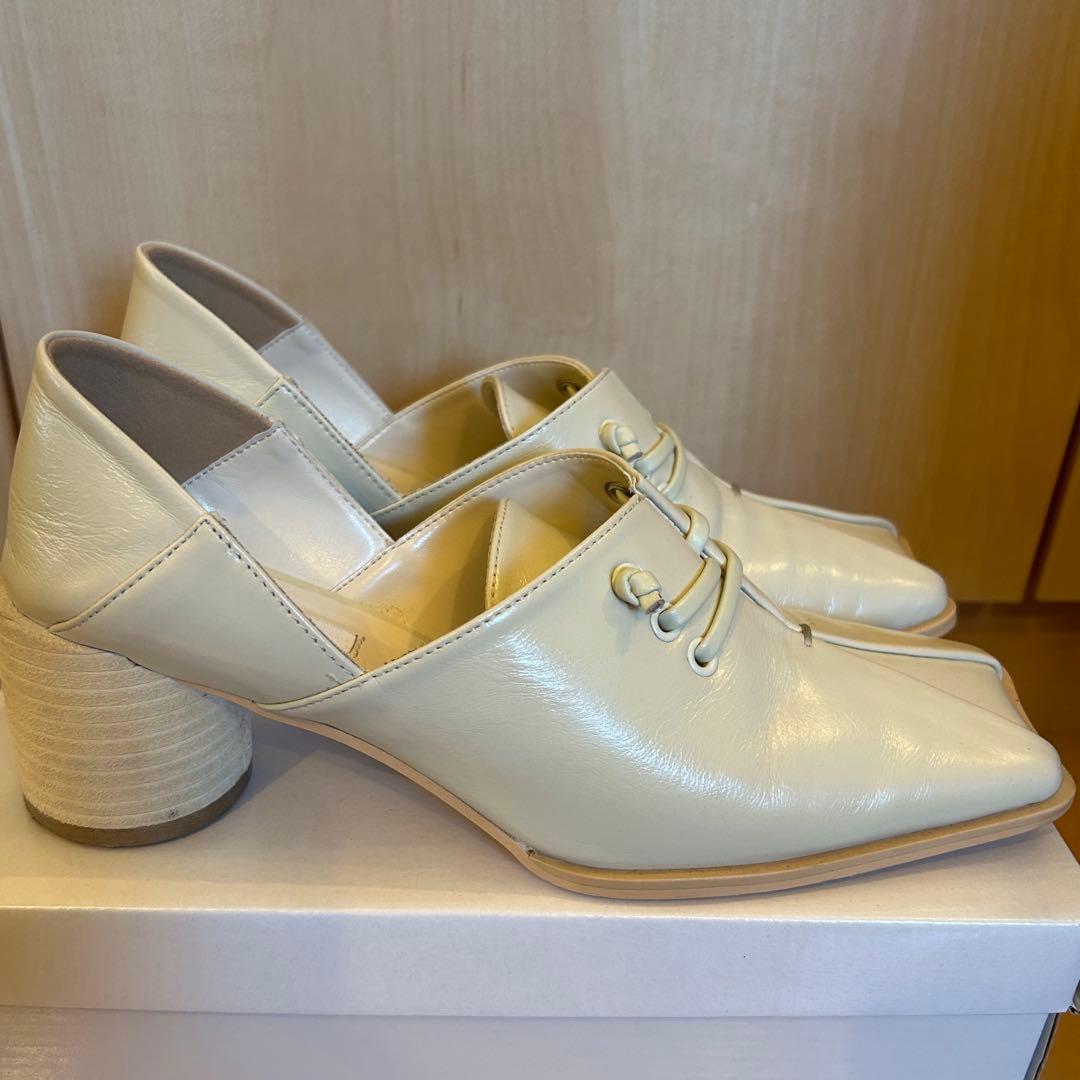 靴 ameri vintage 2WAY SQUARE LOAFERS