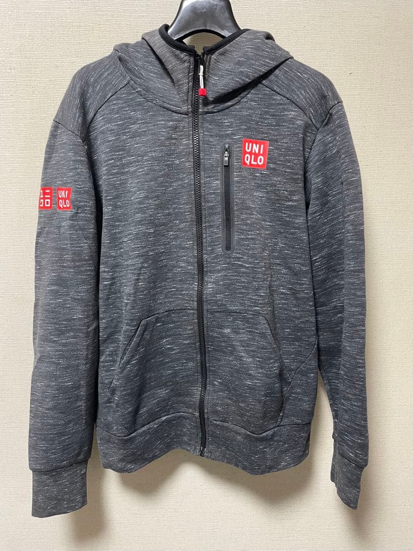 UNIQLO 錦織圭モデル ドライストレッチスウェットパーカー 上下セット