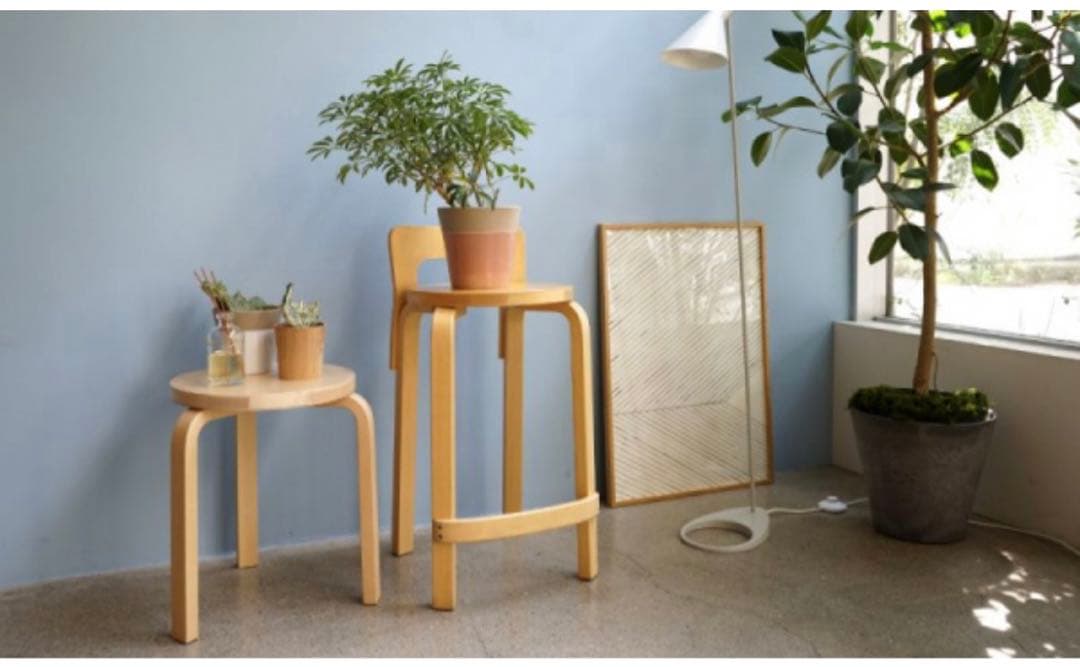 【新品未使用】artek アルテック スツール 60 ナチュラルラッカー