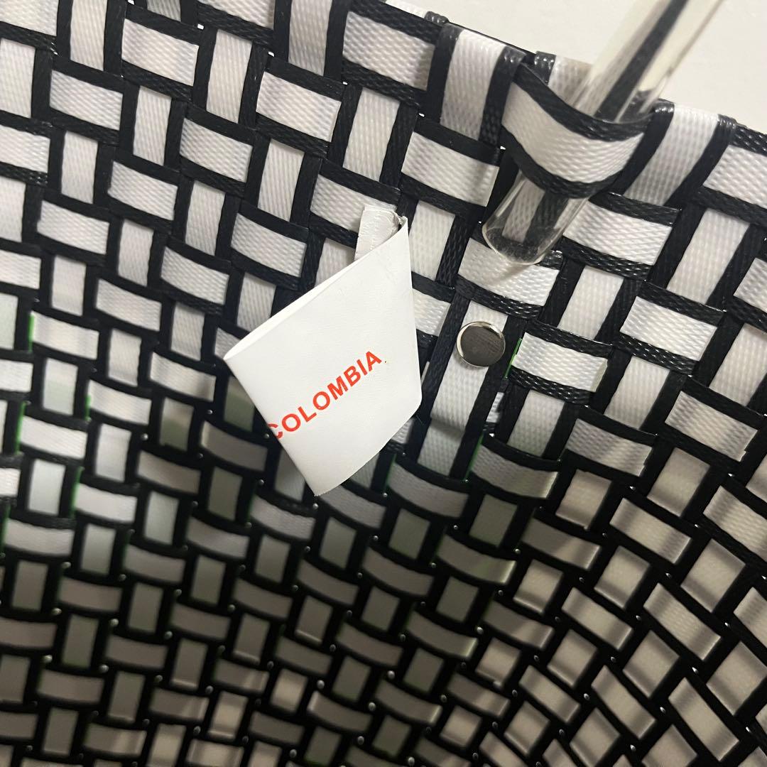 【美品】MARNI マルニ チェック柄 トート バスケット かごバッグ