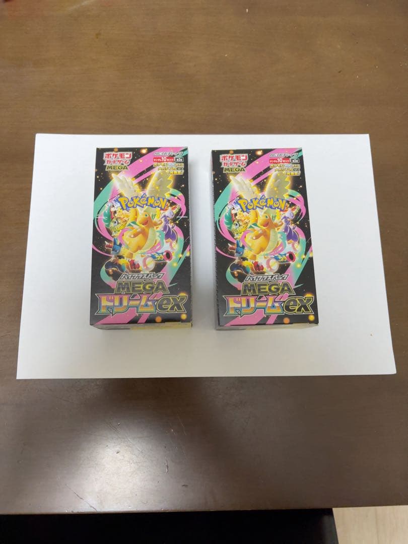 ポケモンカード メガドリームEX 2BOX シュリンク無し