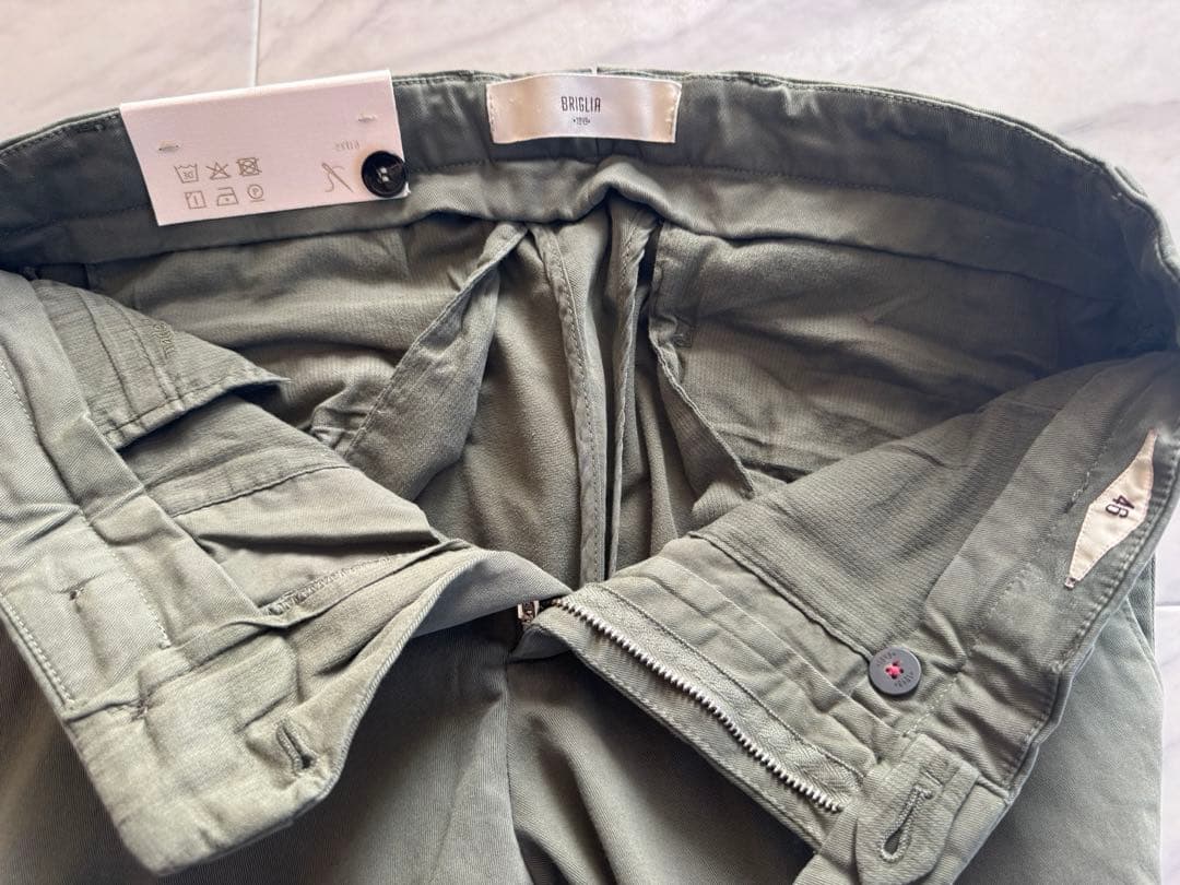 【新品未使用】BRIGLIA（ブリリア1949） コットンストレッチパンツ 46