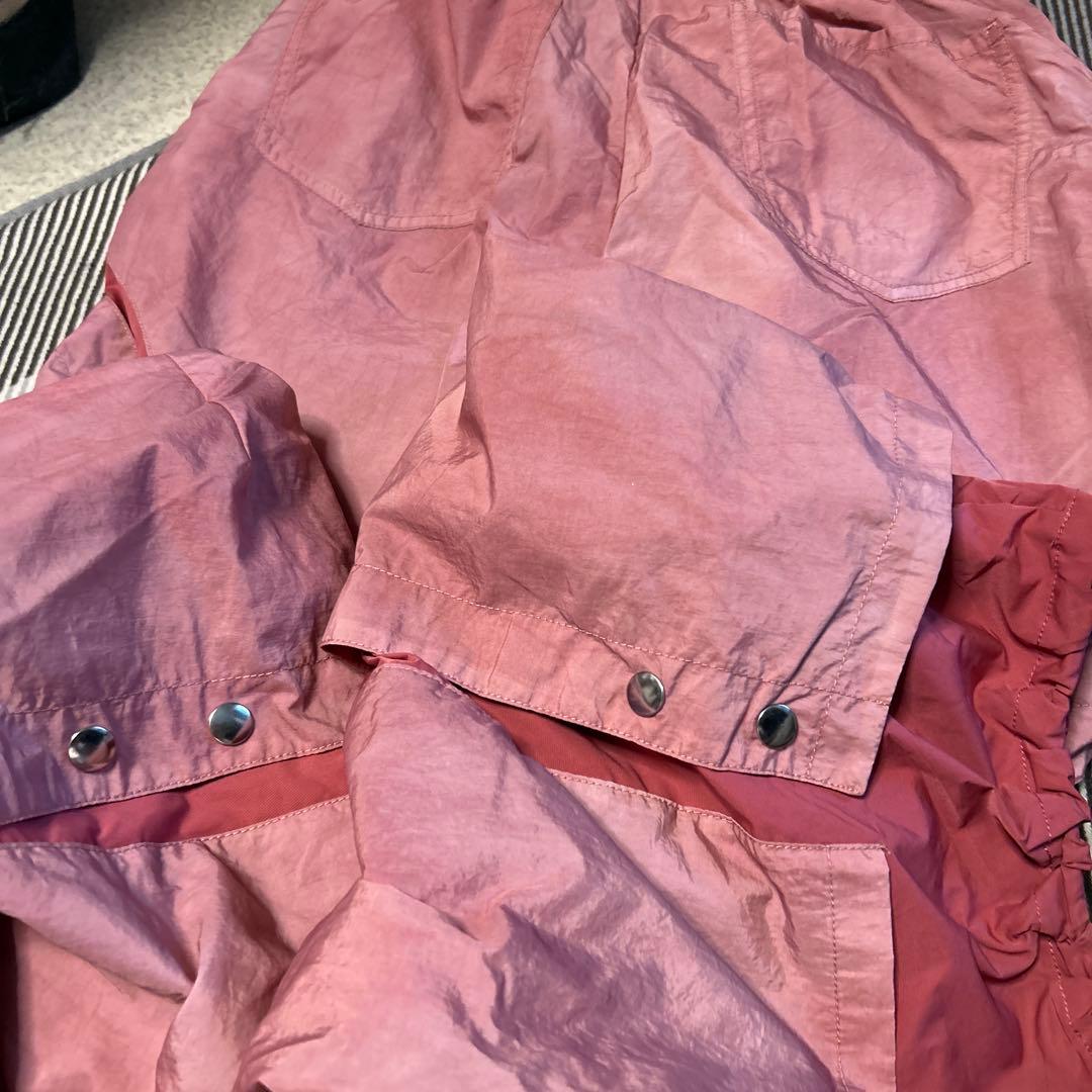 くがたち【GRANCY】グランシー　ボタンレイヤードデザインナイロンパンツ