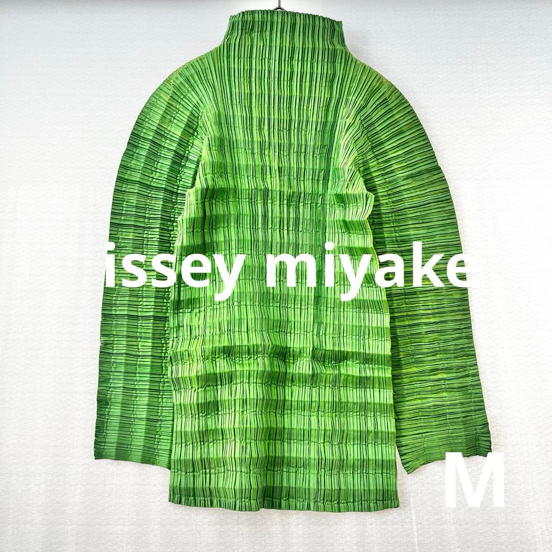 イッセイミヤケissey miyakeプリーツハイネックカットソー