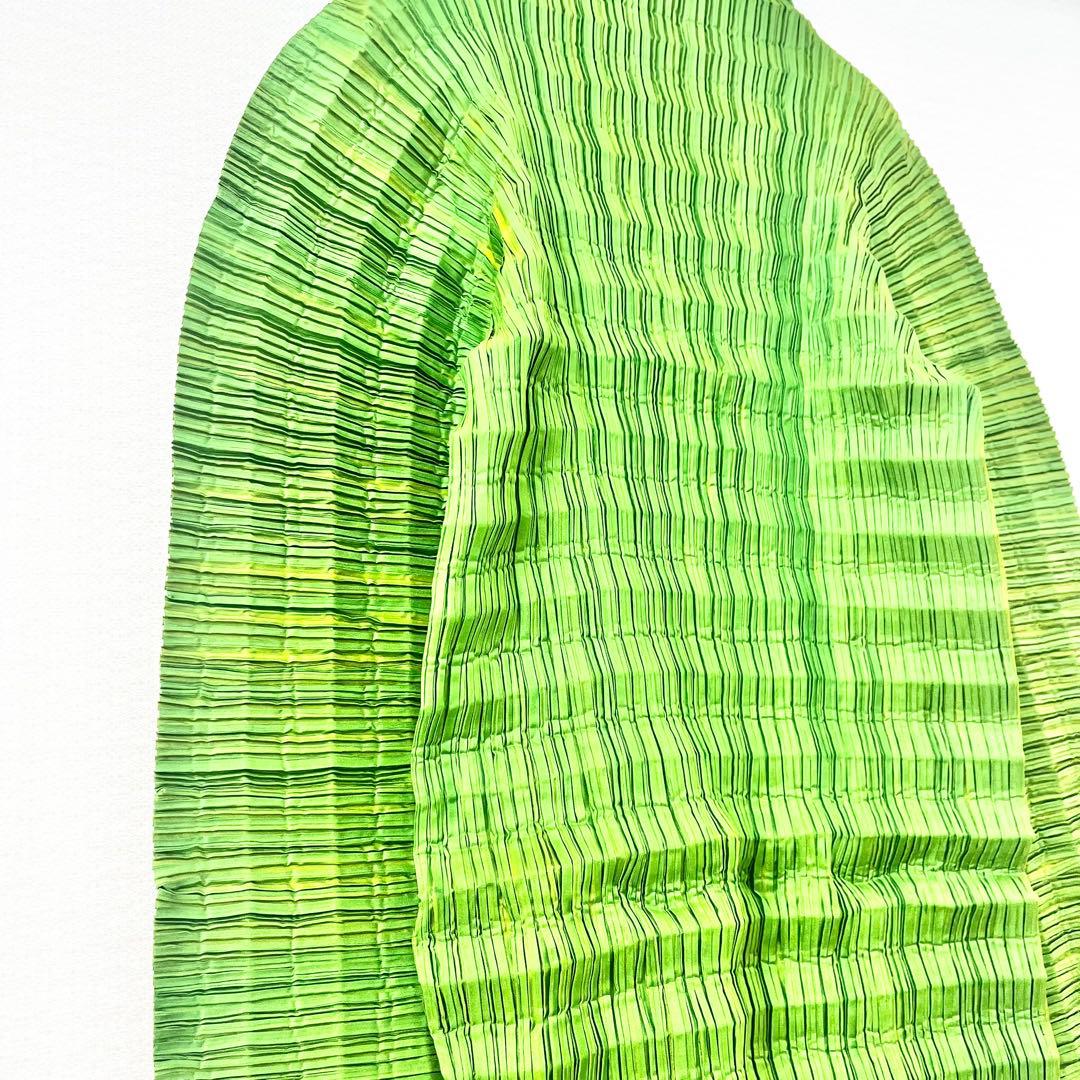 イッセイミヤケissey miyakeプリーツハイネックカットソー