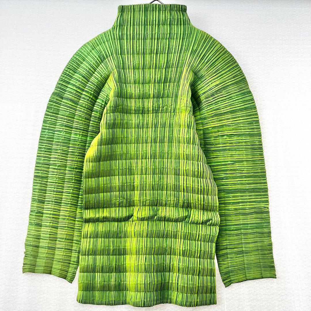 イッセイミヤケissey miyakeプリーツハイネックカットソー