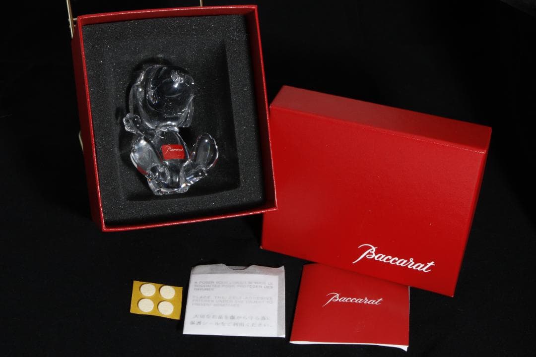 Eb2280 Baccarat バカラ スヌーピー クリスタル 置物 インテリア