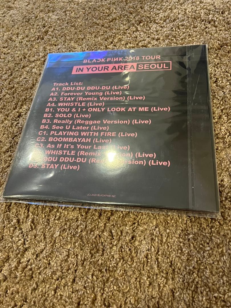 BLACKPINK 2018 TOUR IN YOUR AREA レコード 新品