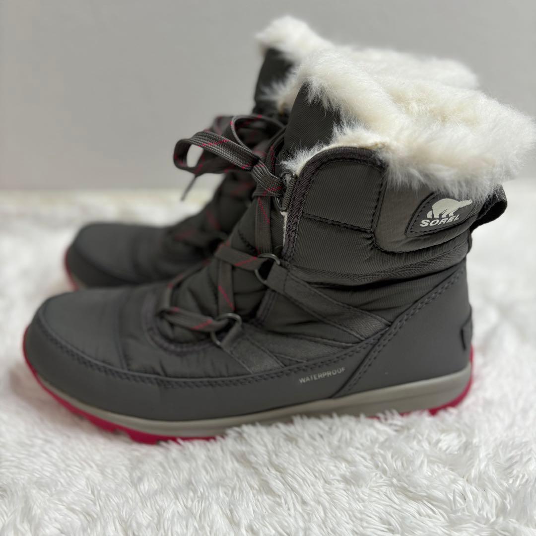 未使用に近い✨SOREL ソレル ウィットニーショートレース ブーツ 25cm