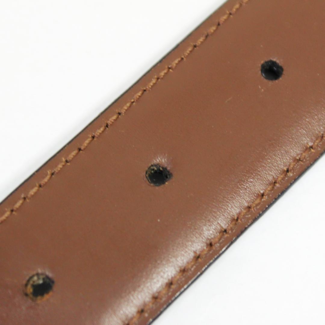 美品 グッチ ベルト G型バックル レザー ゴールド ブラック GUCCI