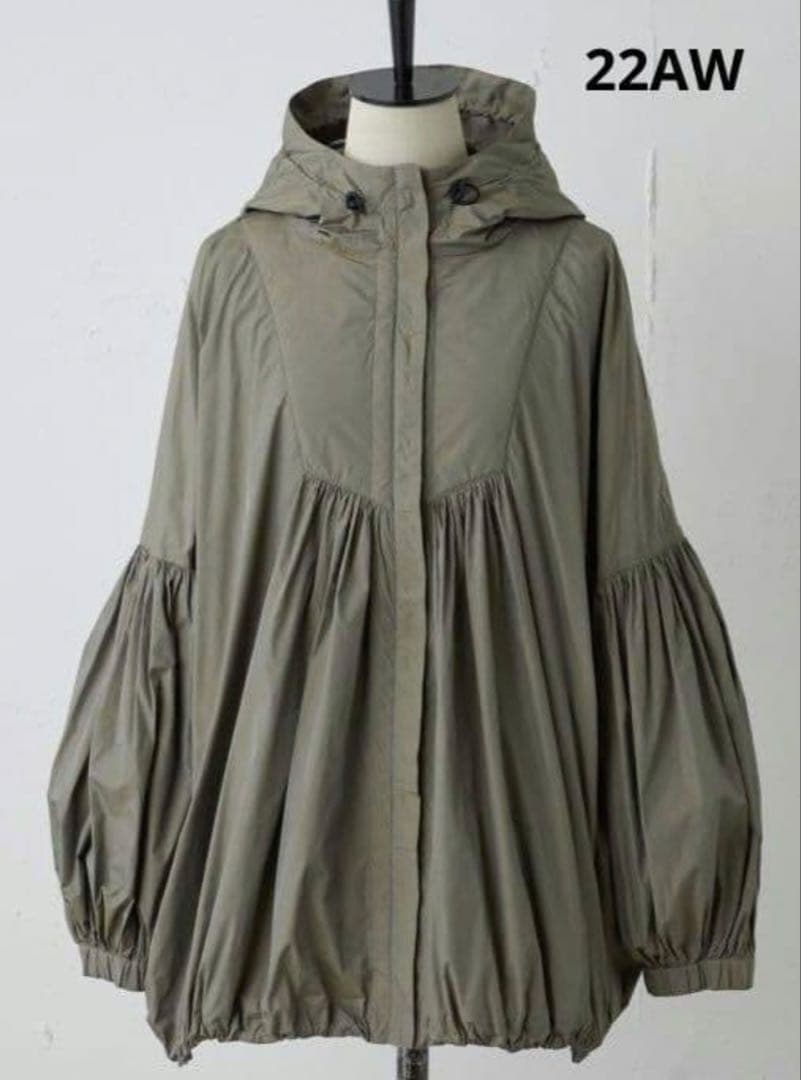 ギャザーフーディバルーンブルゾン　ビアズリー beardsley