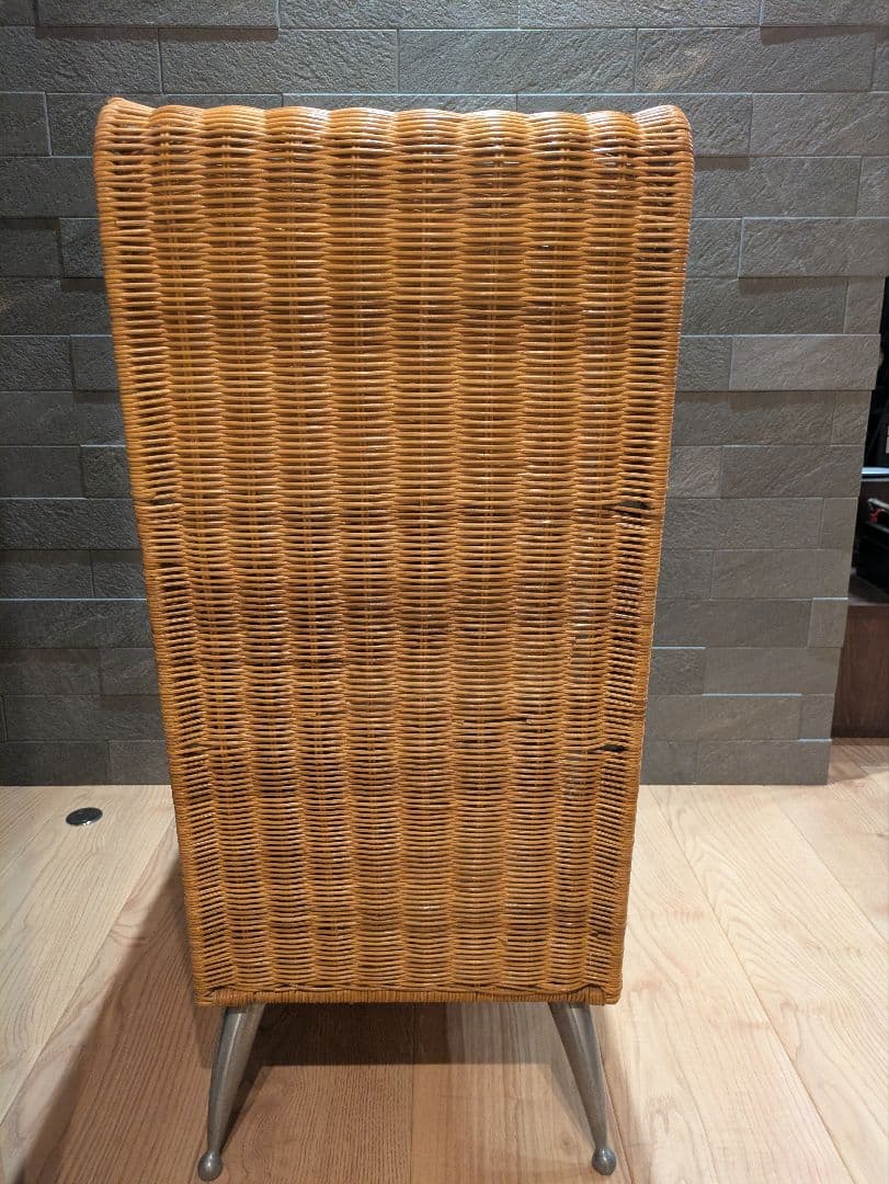 【ラタン家具】 ガラス扉付きキャビネット 飾り棚 北欧ナチュラル