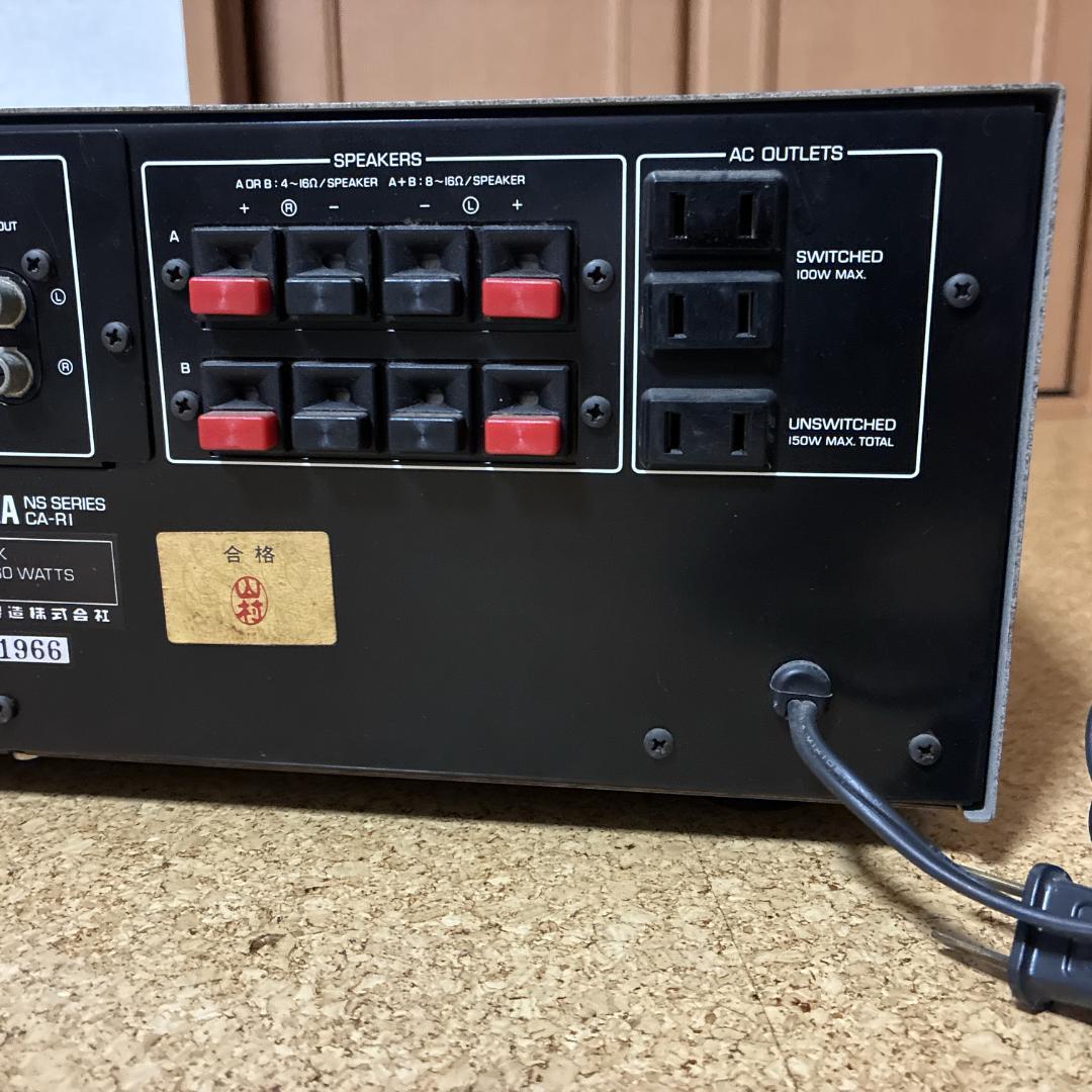 YAMAHA CA-R1 プリメインアンプ 現状品