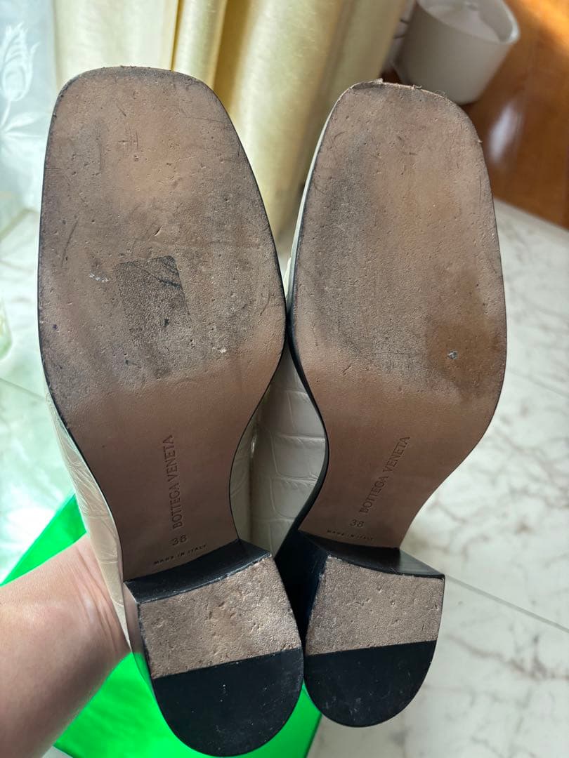 BOTTEGA VENETA クロコ ヒール ミュール