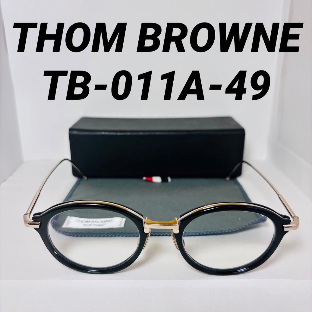 ◆美品◆THOM BROWNE◆TB-011◆SHINY 12K GOLD◆