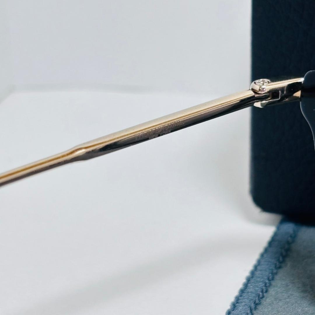 ◆美品◆THOM BROWNE◆TB-011◆SHINY 12K GOLD◆