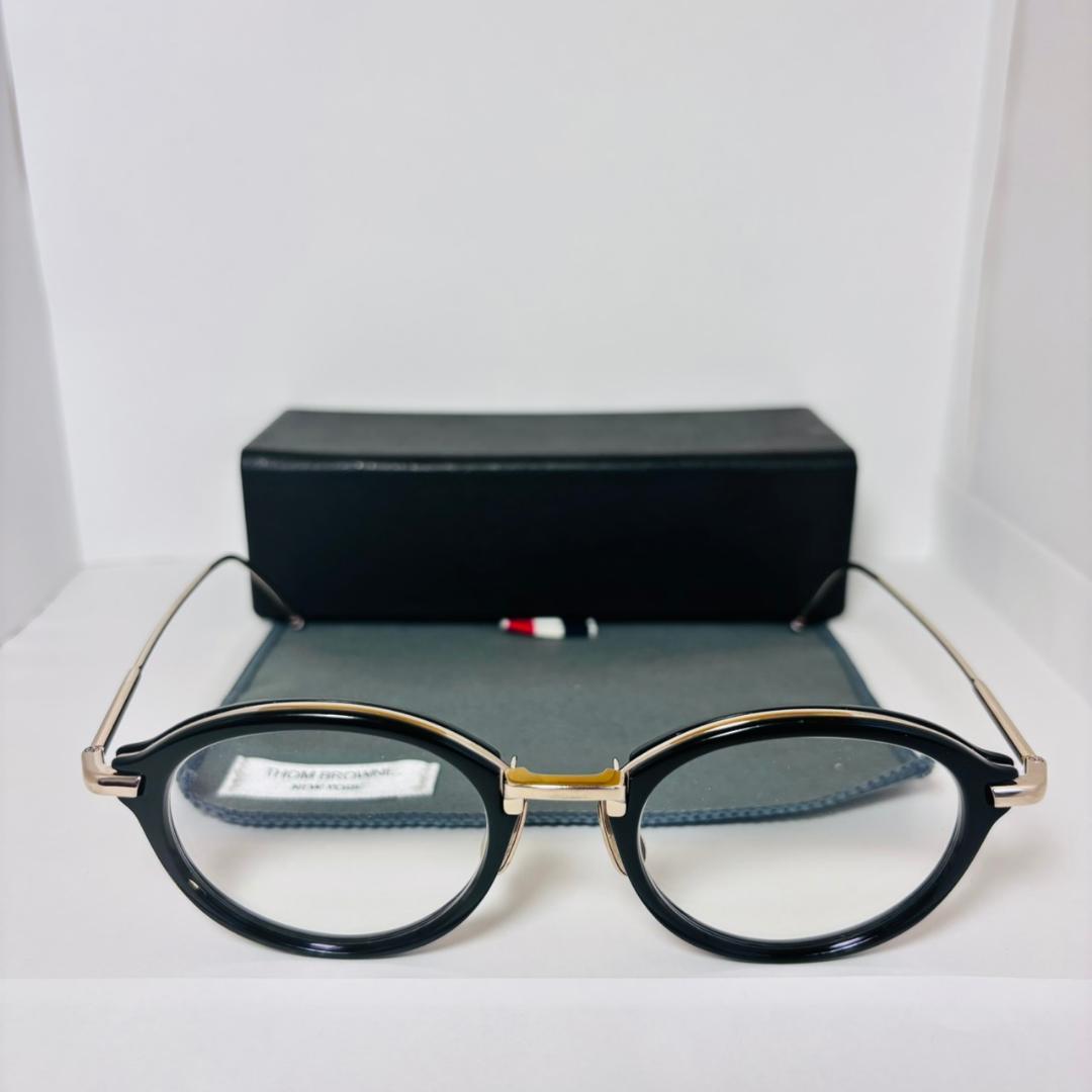 ◆美品◆THOM BROWNE◆TB-011◆SHINY 12K GOLD◆